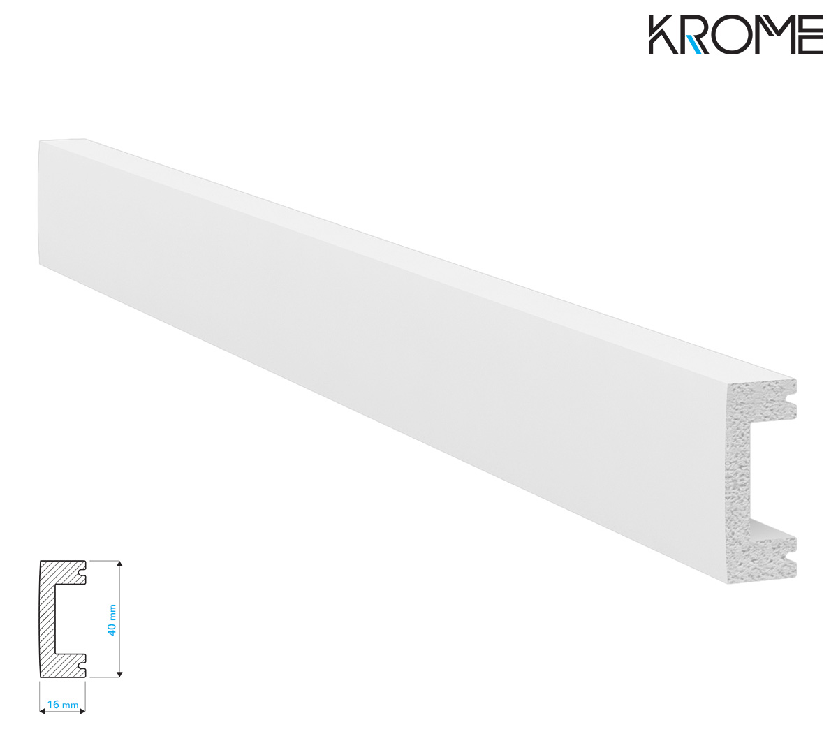 Listwa naścienna PN4016 Panel ścienny KROME