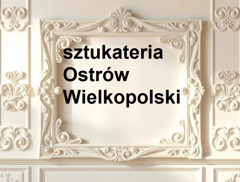 Sztukateria Ostrów Wielkopolski ul. Tomasza Zana 10C, 63-410 Ostrów Wielkopolski GPS: 51.654439837906274, 17.816890669224307