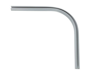 Łuk 90' do szyn karniszowych ZS Creativa + akcesoria KOLOR SZARY