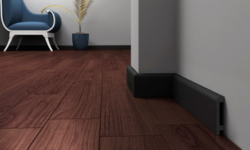 Listwy przypodłogowe czarne P8018B cokoły KROME