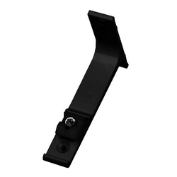 ZS/ZD. wspornik ścienny pojedynczy aluminiowy L=10cm czarny