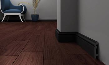 Listwy przypodłogowe czarne P8019B cokoły KROME