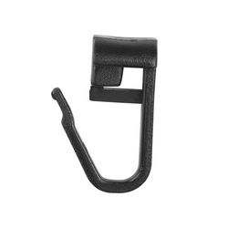 Agrafki - 10 szt. do szyn karniszowych ZS/ZD Creativa by Cezar kolor CZARNY