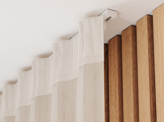 Szyny karniszowe pojedyncze aluminiowe CHI-300a Creativa by Cezar kolor biały RAL9016