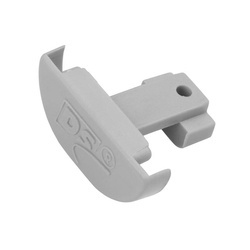 ZD. zaślepka szyny ze śrubką szara