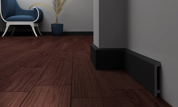 Listwy przypodłogowe czarne P10018B cokoły KROME