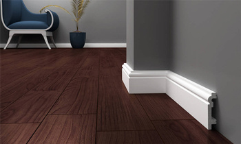 Listwy przypodłogowe białe P8019 cokoły KROME