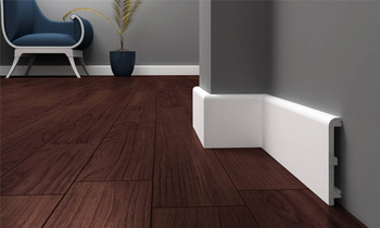 Listwy przypodłogowe białe P12018 cokoły KROME