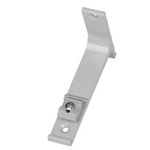 ZS/ZD. wspornik ścienny pojedynczy aluminiowy L=10cm szary